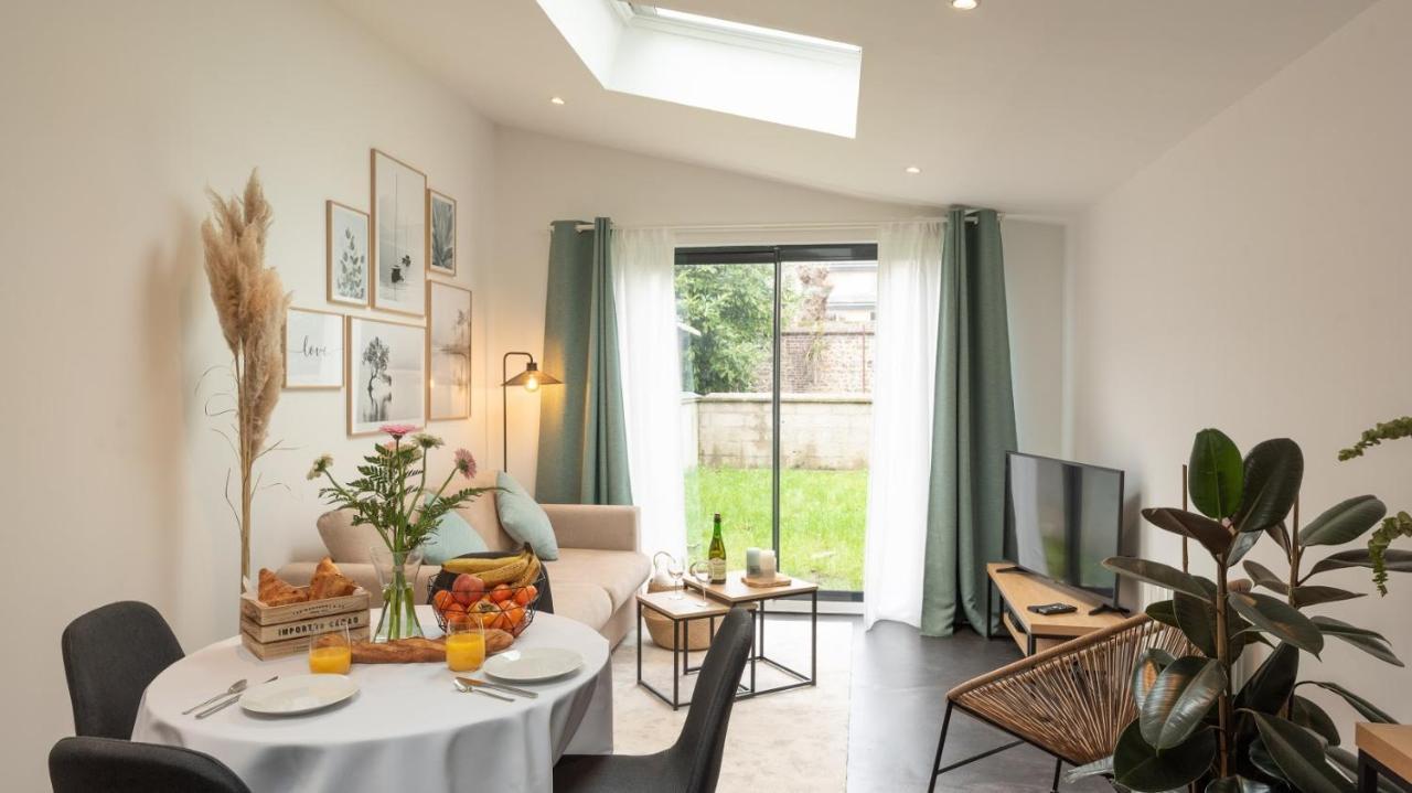 Le Nid Douillet : Superbe Appartement + Jardin Privatif Ruan Exterior foto