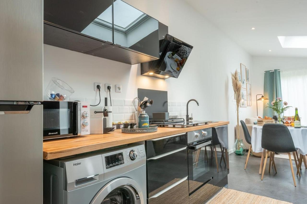 Le Nid Douillet : Superbe Appartement + Jardin Privatif Ruan Exterior foto