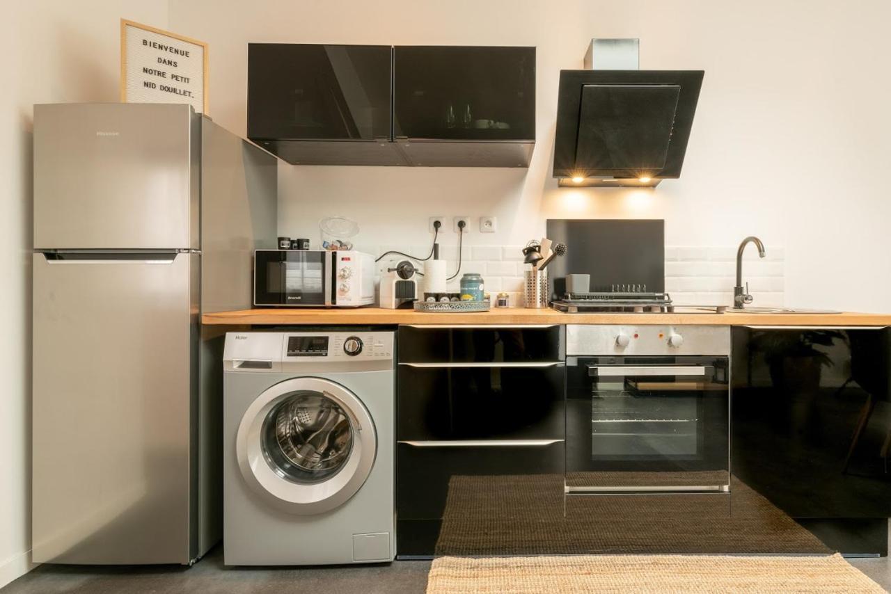 Le Nid Douillet : Superbe Appartement + Jardin Privatif Ruan Exterior foto
