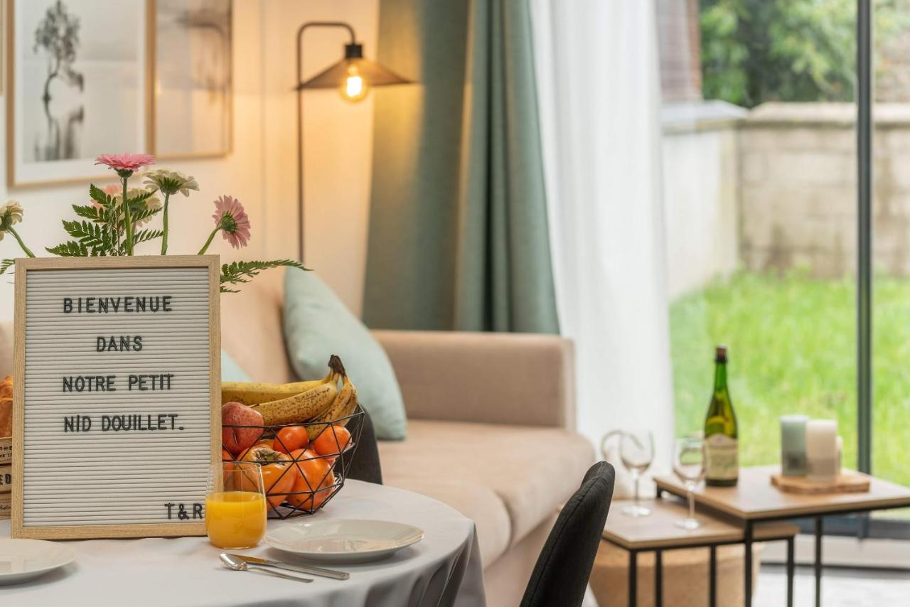 Le Nid Douillet : Superbe Appartement + Jardin Privatif Ruan Exterior foto